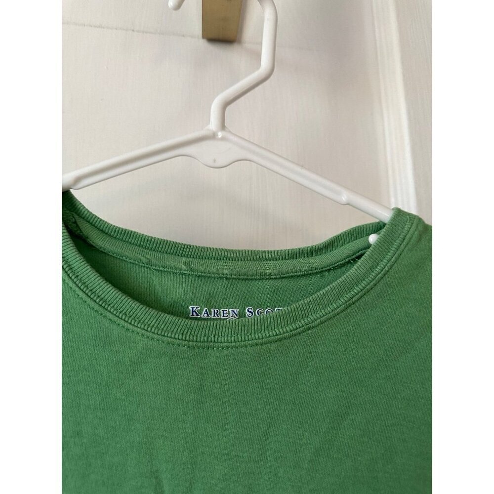 Karen Scott sport women’s size small green T-shirt - Picture 4 of 7